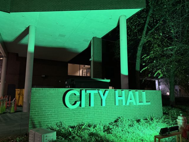Side entrance of Durham City Hall