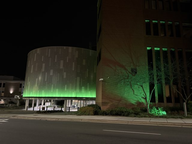 Back of Durham City Hall