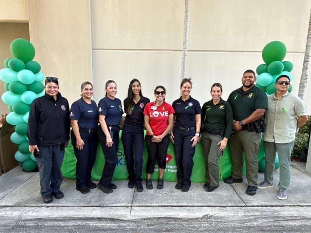 County-wide resource distribution. Agencies pictured, Davie Fire Rescue, Joe DiMaggio Children's Hospital, Broward Sheriff 's Office (BSO) Fire Rescue Weston, BSO Law Enforcement North Lauderdale, and Florida Department of Health Broward County