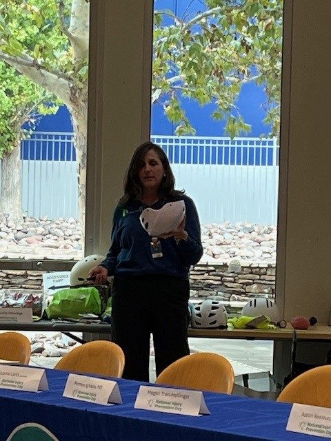 Helmet Safety with Paige Colburn-Hargis, Scripps Memorial, La Jolla