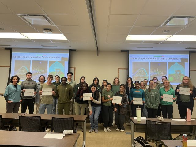 Carri Casteel's injury and violence prevention class