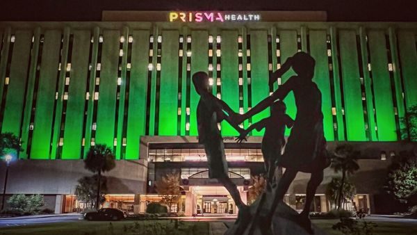 Prisma Health Richland Hospital in Columbia, SC shines green for NIPD.